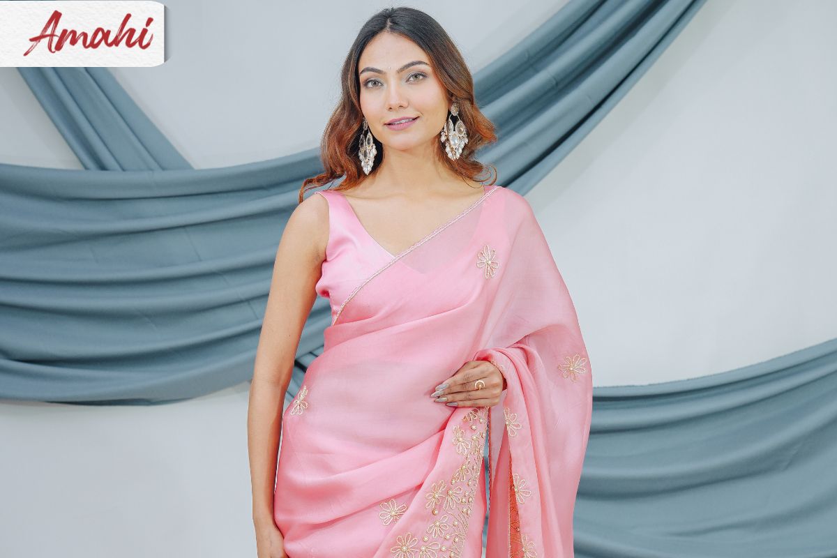 Draped in Love with Amahi: Valentine’s Day Saree & Suit Styles to Fall For