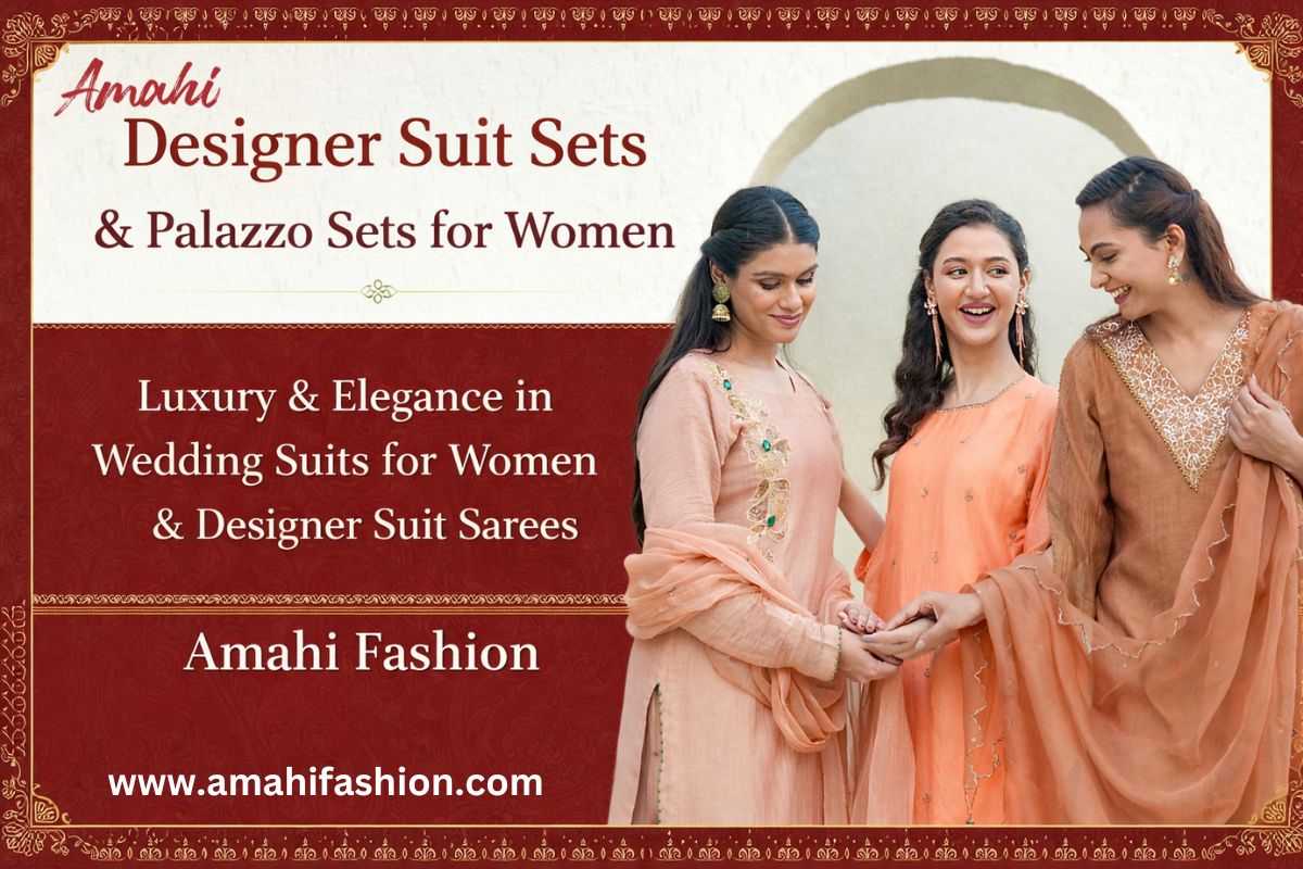 Designer Suit Sets & Palazzo Sets for Women | Amahi Fashion