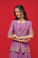 Pure mul chanderi with  Hand Embrodiray  Choli pattern  Duppta