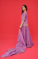 Pure mul chanderi with  Hand Embrodiray  Choli pattern  Duppta