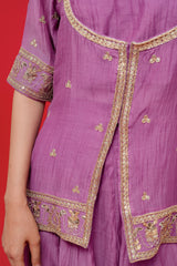 Pure mul chanderi with  Hand Embrodiray  Choli pattern  Duppta