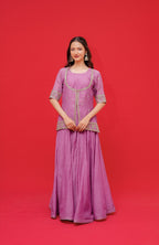 Pure mul chanderi with  Hand Embrodiray  Choli pattern  Duppta