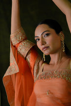 Pure Organza Saree with Unstitched Blouse