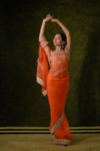 Pure Organza Saree with Unstitched Blouse
