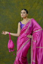 Pure Kora Silk Saree with Unstitched Blouse