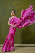 Pure Kora Silk Saree with Unstitched Blouse