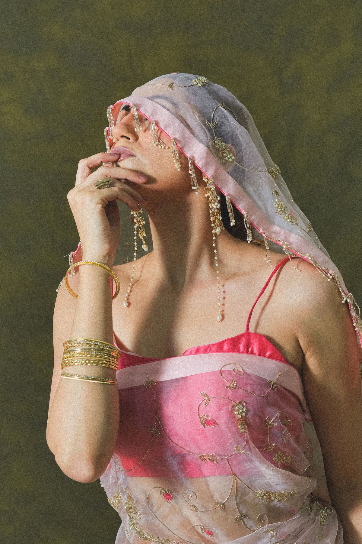 Pure Organza Saree with Unstitched Blouse Piece