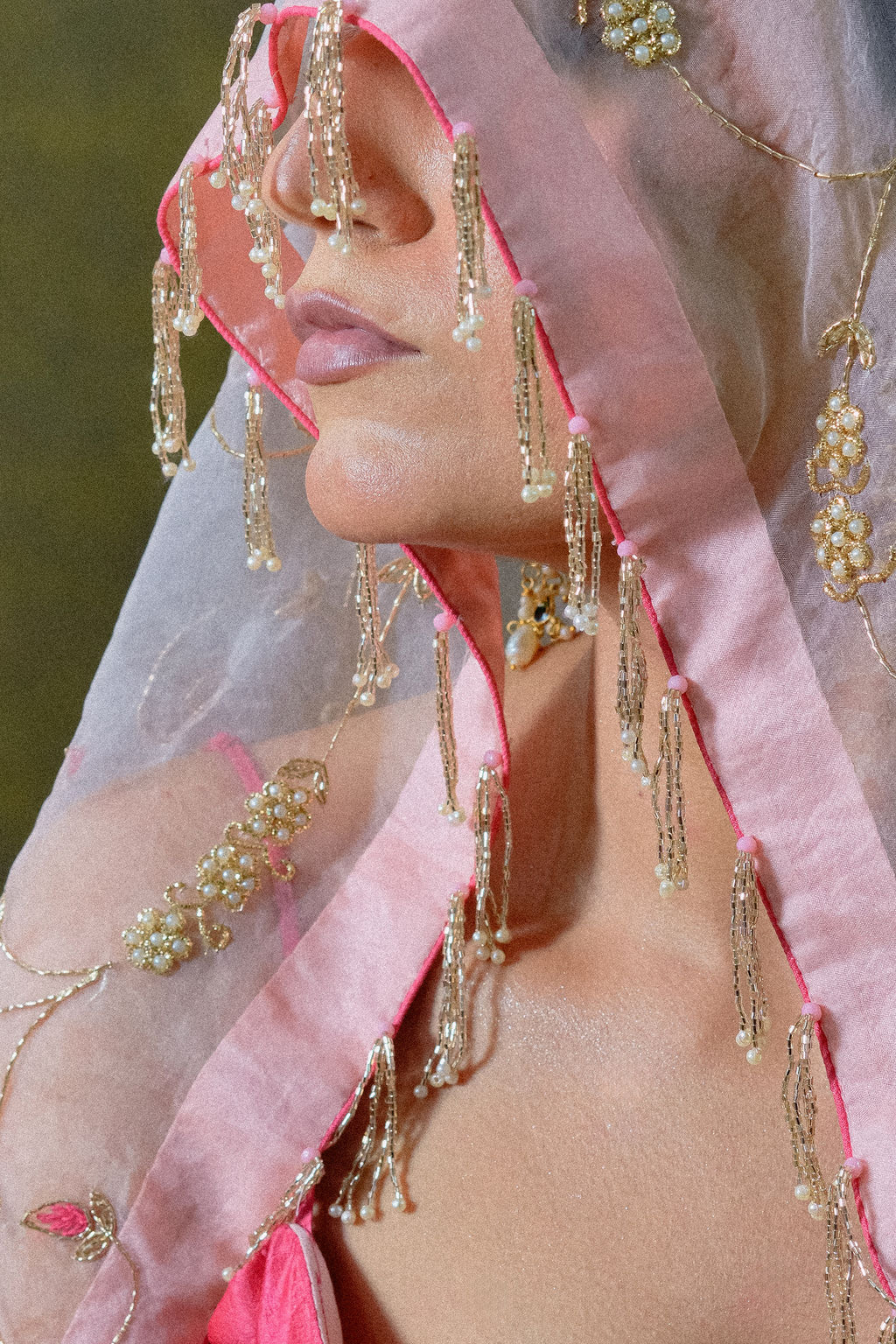 Pure Organza Saree with Unstitched Blouse Piece