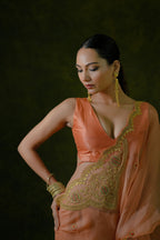 Pure Organza Saree with Unstitched Blouse