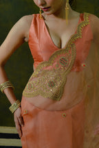 Pure Organza Saree with Unstitched Blouse