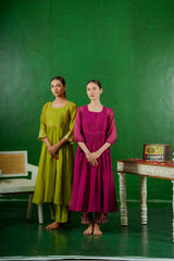 Pure Mul Chanderi Orgnza Dupta Pure Hand Embrodiray with Heavy Dupta Details with Printest Neck Designs 