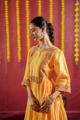 Silk chanderi suit tissue silk dupta threade hand embroidery with zari work 