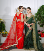 Pure orgnza with zari hand work saree unstitched blouse raw silk