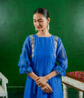 Mul Chanderi Suit with Orgnza Dupta Pure Zardozi Handwork
