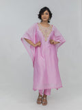 Pure Chanderi Silk Kaftan and Bottom