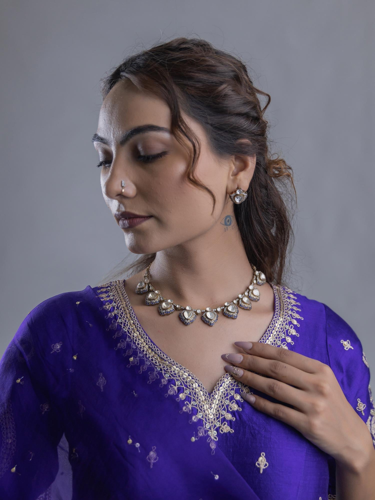 Pure Chiniya Silk Lehenga Choli with Organza Dupatta