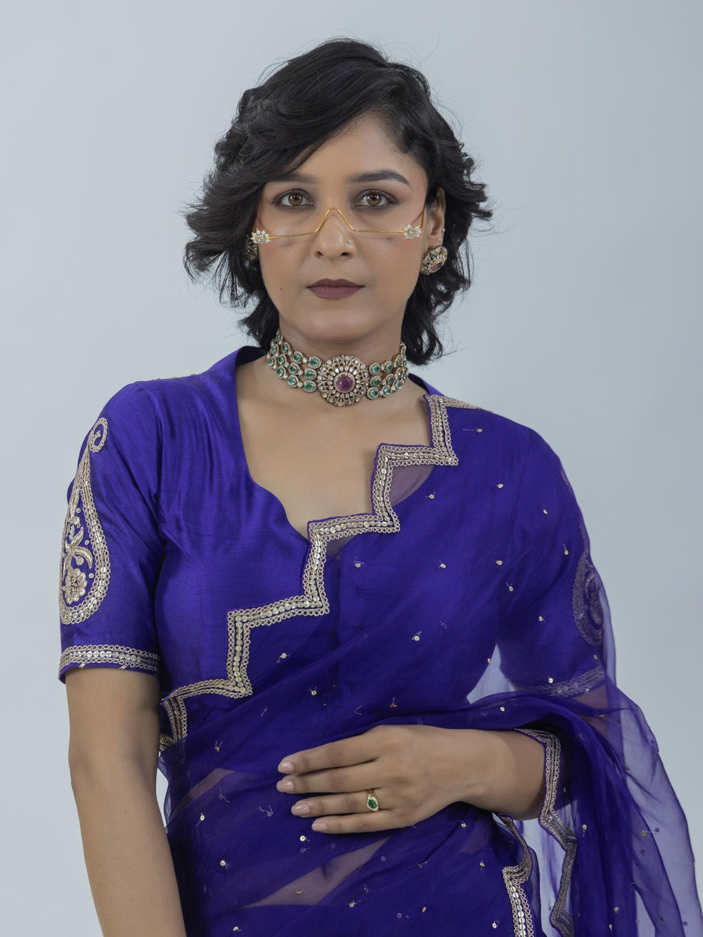 Pure Organza Saree with Chiniya Silk Blouse