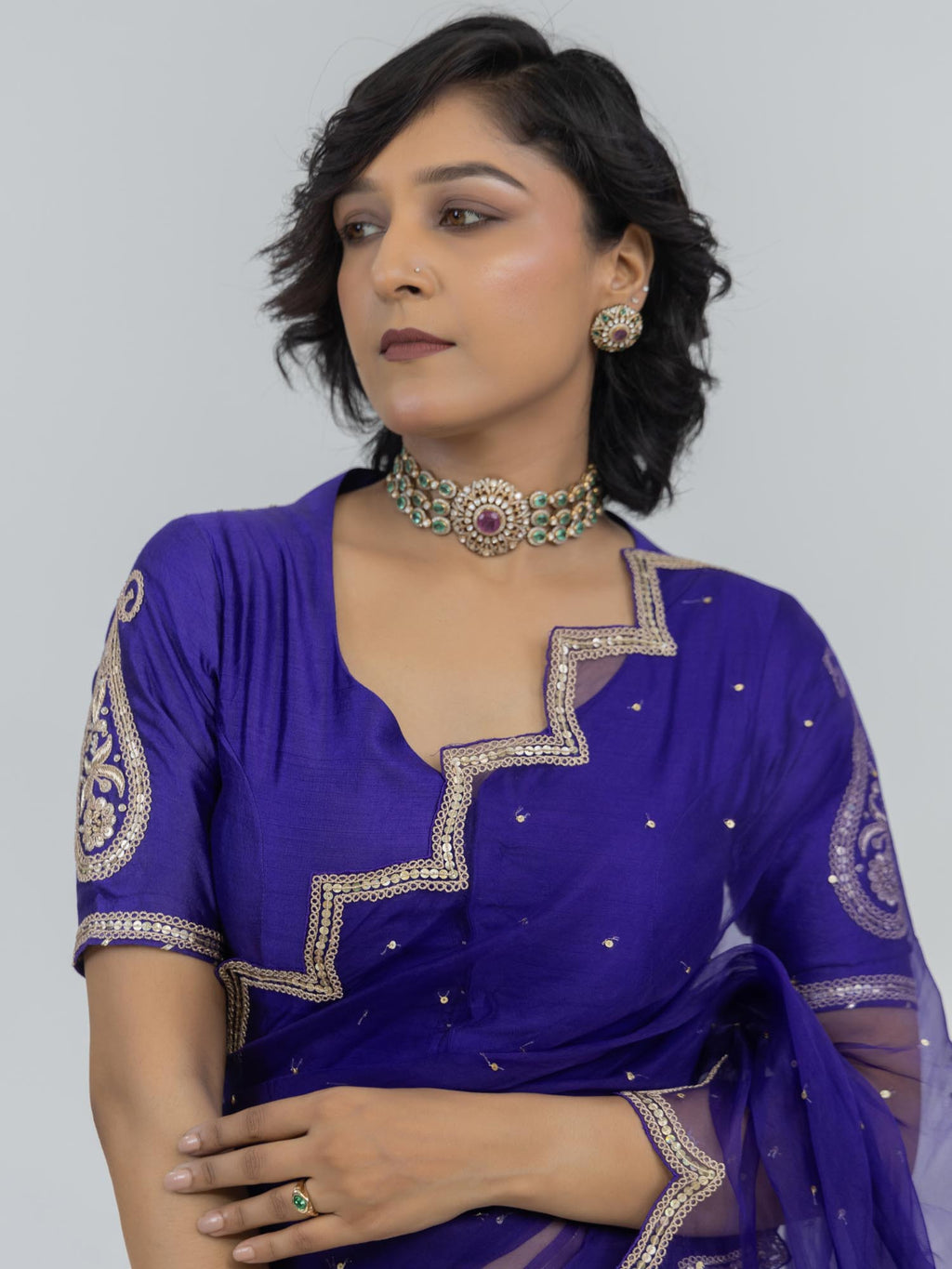 Pure Organza Saree with Chiniya Silk Blouse
