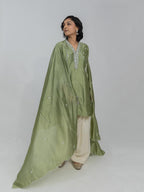 Pure Chiniya Silk Kurta Set with Farsi Salwar