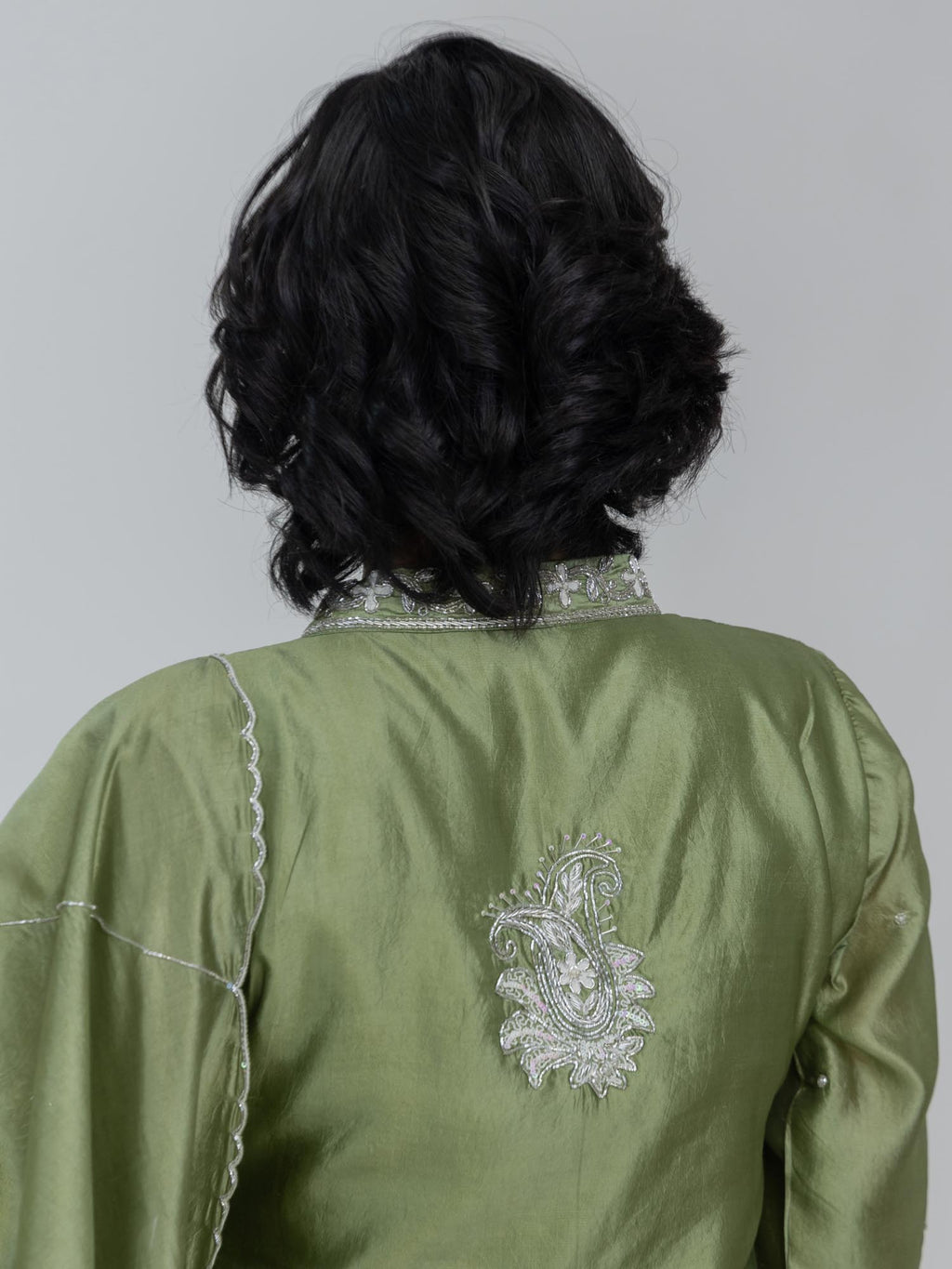 Pure Chiniya Silk Kurta Set with Farsi Salwar