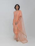 Pure Chanderi Silk Suit with Organza Dupatta